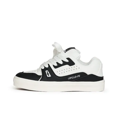FCS Slip-resistant Abrasion-resistant Low-top Skateboard Shoes Unisex White Black FCS Противоскользящие Износостойкие Низкие Кеды для Скейтбординга Унисекс Белый Черный