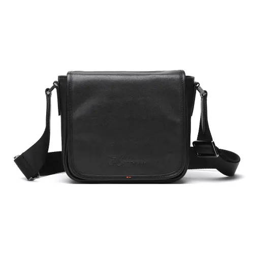 ELLE HOMME Сумка через плечо из коровьей кожи стандартная мужская черная