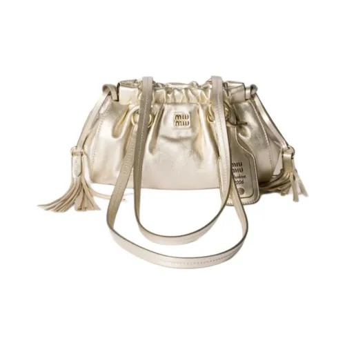 MIU MIU Овечья шкура Сумка на плечо Мини Женские Pyrite