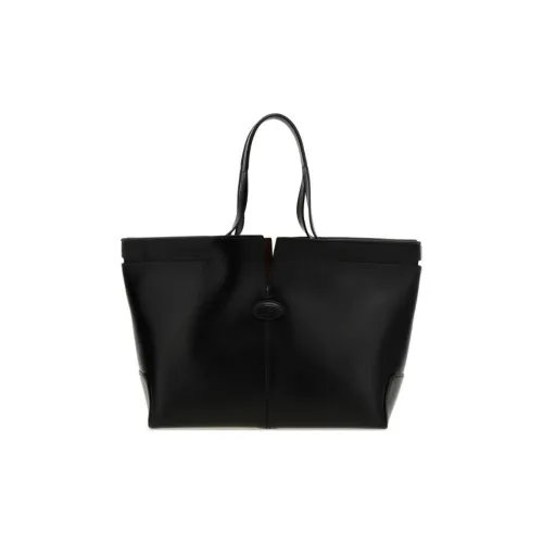 TOD'S DI Телячья кожа Сумка через плечо Женская Черная