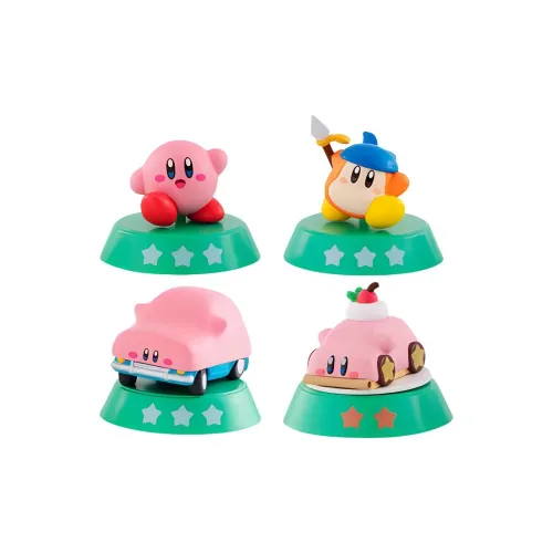 BANDAI Кирби Exploration Discovery Car Кирби Nintendo Розовый Демон Счастливый Draw