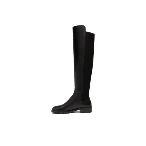 Stuart Weitzman 5050 Колено Высокие сапоги Черный Наппа Женские