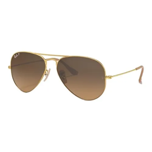 RayBan Металлические Aviator Солнцезащитные очки Унисекс Золото
