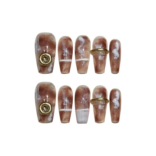 Song Biography Карамель Смешанный Осветляющий Лак для ногтей 25mm Средний LADDER