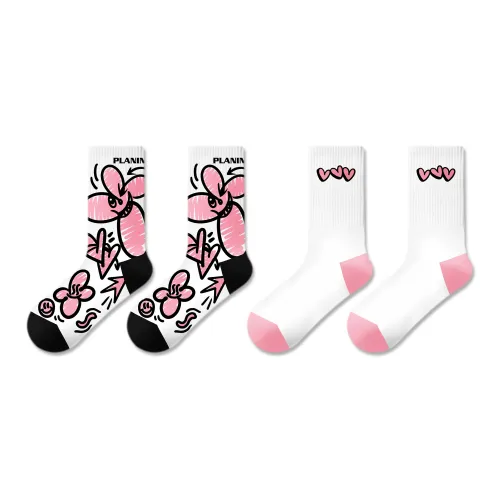 PLAN IN Носки Crew Унисекс 2 упаковки