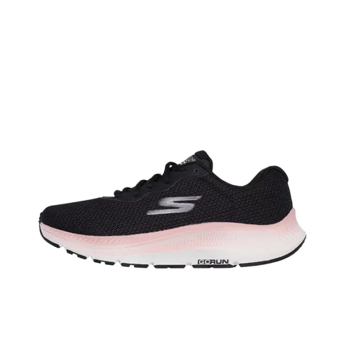 Skechers Go Run Consistent Износостойкий и Легкий Низкий Топ Беговые кроссовки Женские Черные
