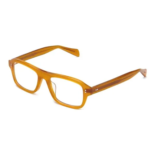 Fakeme Пластиковая оправа Квадратные Оправы для очков Унисекс Желтые