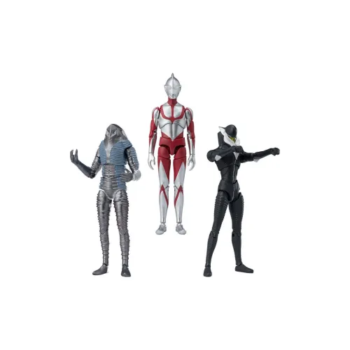 BANDAI Ultraman Characters Ультрамен ALPHA Ultraman Collection Новый Ультрамен Play Food Один Toy Целая коробка 3 шт