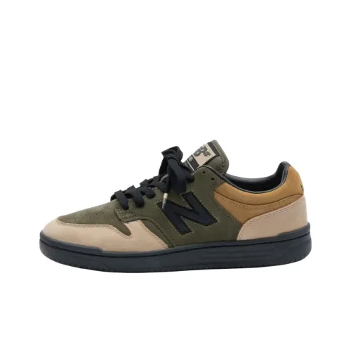 8five2 x New Balance NB Numeric 480 Low Топ Скейтборд Кроссовки Унисекс Зеленый Коричневый