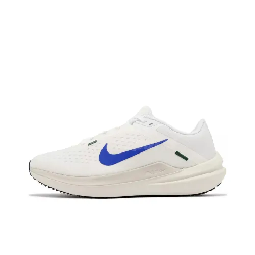 Nike Air Winflo 10 Противоскользящий устойчивый к истиранию низкий топ повседневная беговая обувь спринт бег женская белая