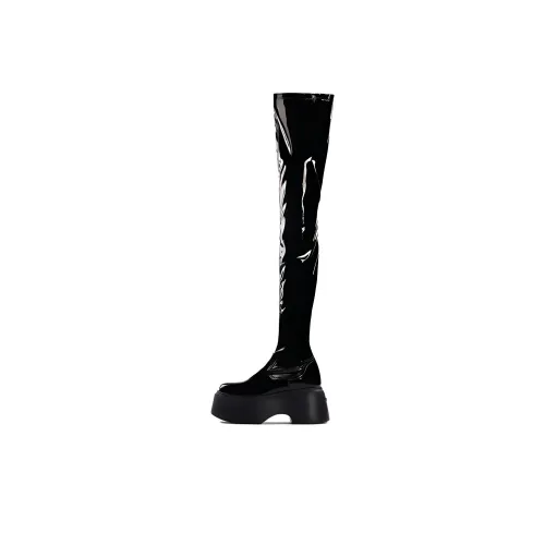 Le Silla Over The Knee Boots 10 см Женские Черные