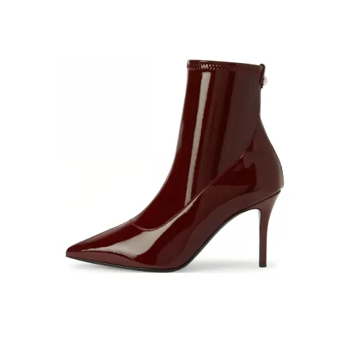 GIUSEPPE ZANOTTI Ботильоны Бордовый Женские