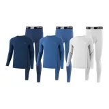 Полночный синий + Озерно-голубой + Дымчато-серый (Зимний набор Wash & Wear, 3 штуки)