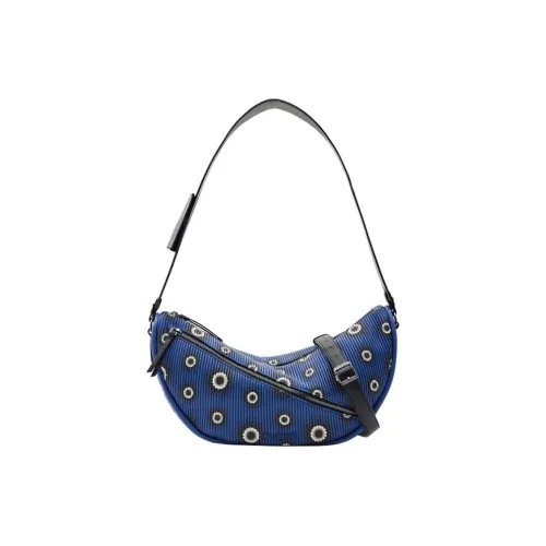 Desigual ПУ (полиуретан) Сумка через плечо Маленькая Женская Синяя