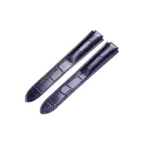 Фиолетовый кожаный материал без пуговиц