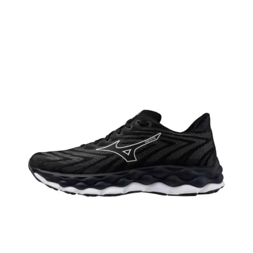 Кроссовки для бега Mizuno WAVE SKY 8, низкий топ, черные, мужские