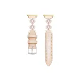 Розовое золото & Белый & Ромб & Абрикосовый ремень