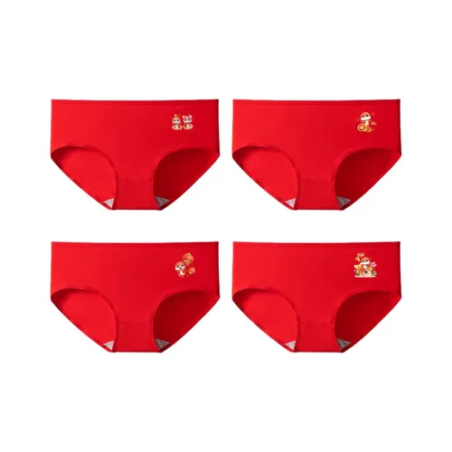 Lanza Нижнее белье Женское 4 упаковки красное