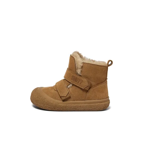 Snoffy Детские зимние сапоги High Top Shisheco Brown Kids
