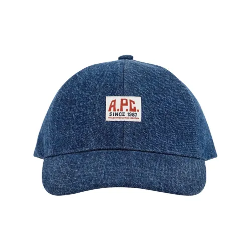 A.P.C Деним Кепки Унисекс Blue