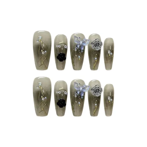 Song Biography Градиентный Готический Цвет 3D-эффект Бабочка Камелия Осветляющий 25 мм Средний LADDER