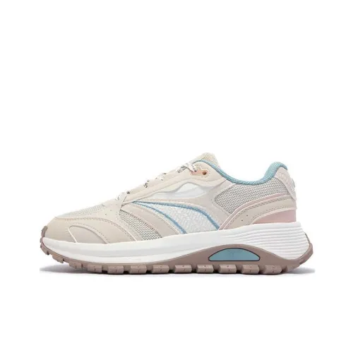 361° Амортизаторы Устойчивый к истиранию Низкий Топ Повседневный Женский Бежевый