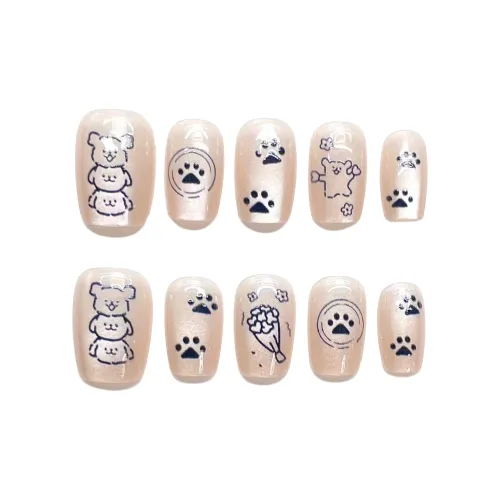 Song Biography Медведь Cartoon Cute 15 мм Короткий LADDER Шампанское Однотонный Сияние