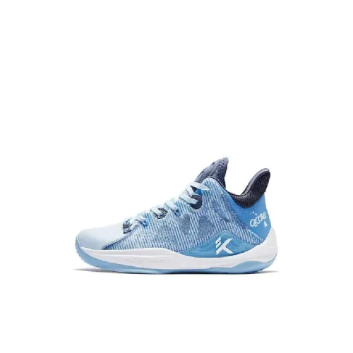 Antakids Slip-resistant низкий топ детские баскетбольные кроссовки аква-синий подростки