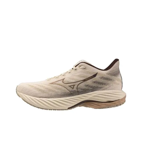 Mizuno Wave Rider 28 Противоскользящие устойчивые к истиранию низкий топ беговые кроссовки мужские коричневые