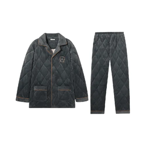 DAERLI Пижамный комплект Мужской Темно-серый