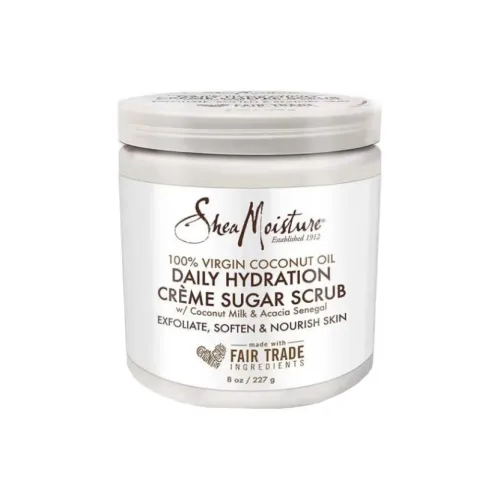 SHEA MOISTURE Кокосовый Зеленый Масляный Увлажняющий Крем Sugar Scrubs 227г Отшелушивающий Очищающий