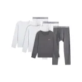 Светло-серый + Светло-серый + Темно-серый (Зимний набор Wash & Wear, 3 штуки)