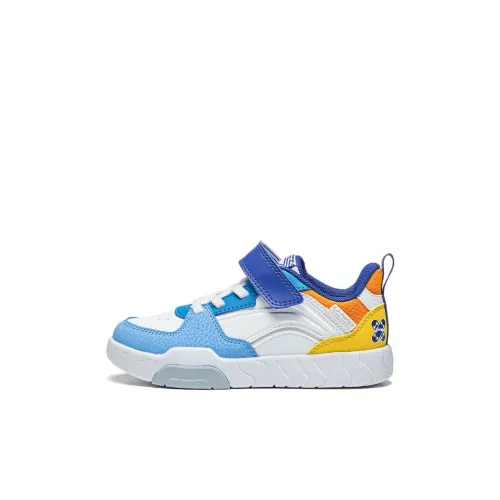 LINING YOUNG Sportlife Повседневная Детская Обувь Низкий Верх Стандартный Белый/Синьцзян Синий/Яркий Желтый Kids