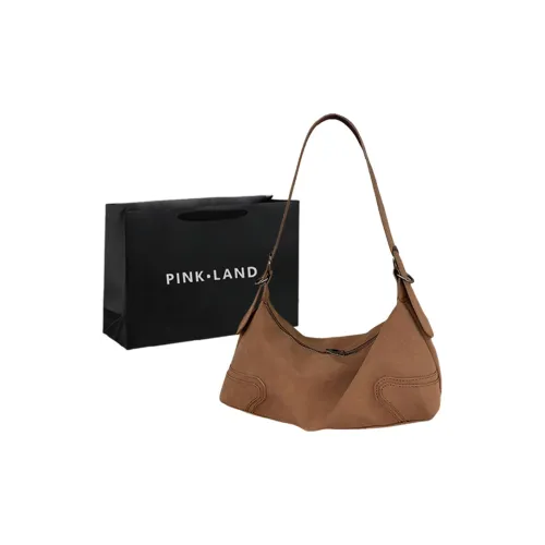 PINK·LAND Canvas Bag Shoulder Bag Standard Women's Brown