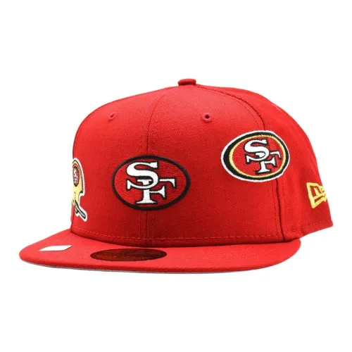 New Era Шерсть Кепки Мужские Красные