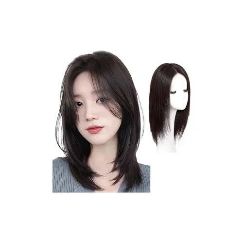 WANWANFENG Bobo Голова Парики Естественный