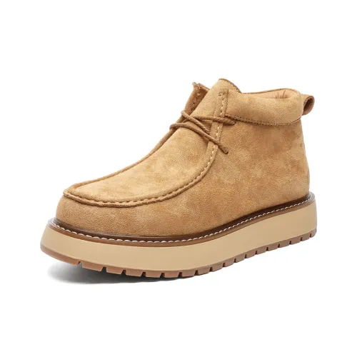 WEISHIBANGWEI Ботильоны Мужские Желтые