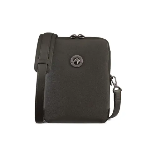 STEFANO RICCI Crossbody сумка Черный Серый цвет Мужская