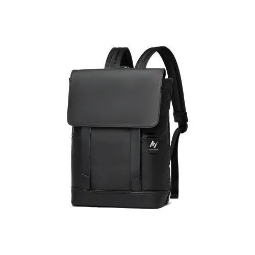 MOYYI Рюкзак из ПВХ большой унисекс черный