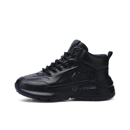 U7 Casual High Top 2025033 Черный Мужской
