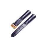 Пряжка розового золота, фиолетовая кожа