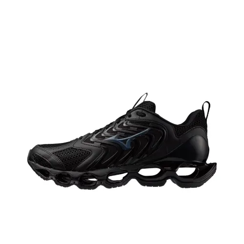Кроссовки Mizuno для бега, низкий топ, черные, мужские
