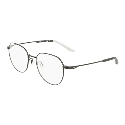nike Титановый сплав Круглые Оправы для очков Мужские Черные