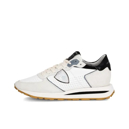 PHILIPPE MODEL Tropez Haute Low Топ Повседневная обувь Мужская Экрю