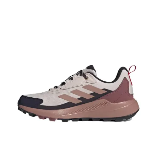 Adidas Износостойкий и Легкий Низкий Топ Походная Обувь Женская Фуксия