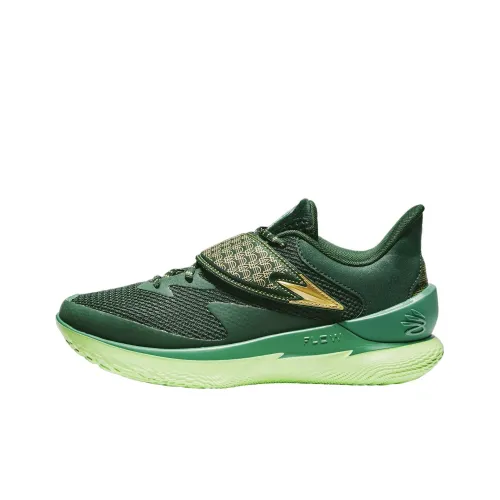 Under Armour Баскетбольные кроссовки Low Top Черный Зеленый Унисекс