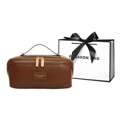 LETOO ПУ (полиуретан) Косметичка Стандартная Женская Коричневый Черный Белый