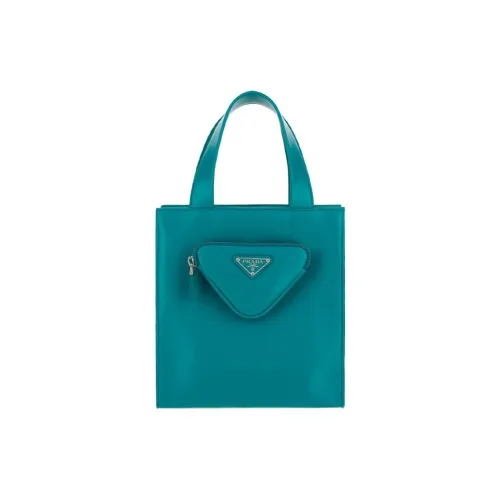 PRADA Lambskin Сумка через плечо Женская Зеленая