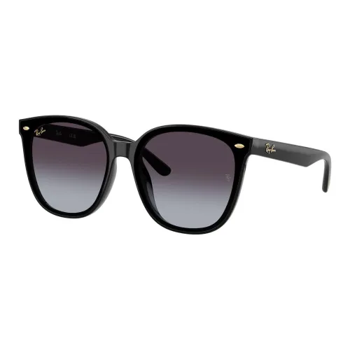 RayBan Вакуумно-Литойные Квадратные Солнцезащитные Очки Унисекс Черные