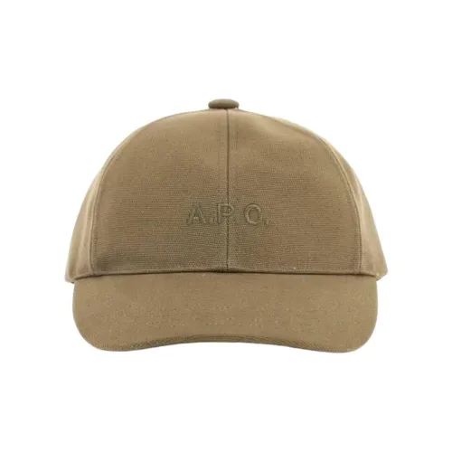 A.P.C Хлопок Хлопковая ткань Кепки Унисекс Коричневый
